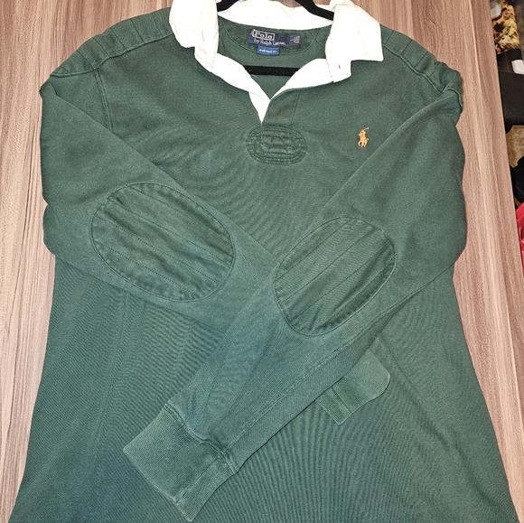 Vintage long sleeve Polo size Large - Picture 2 of 8